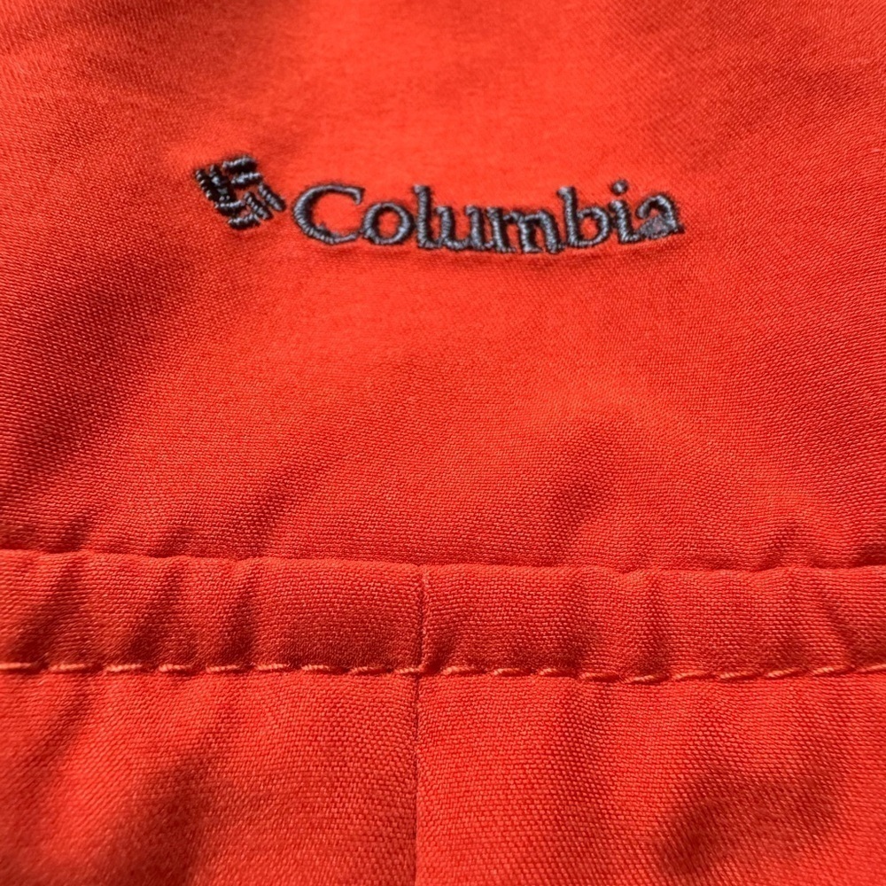 Columbia Vest Orange Sleeveless Zip Fleece Lightweight - Picture 7 of 10